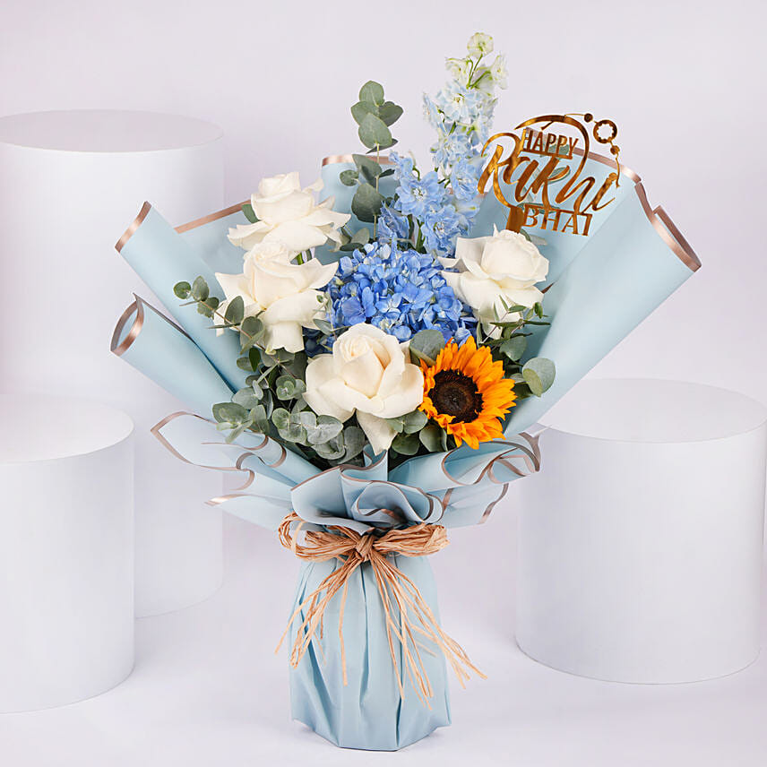 Vibrant Rakhi Bouquet For Bhai Vibrant Rakhi Bouquet For Bhai: Rakhi