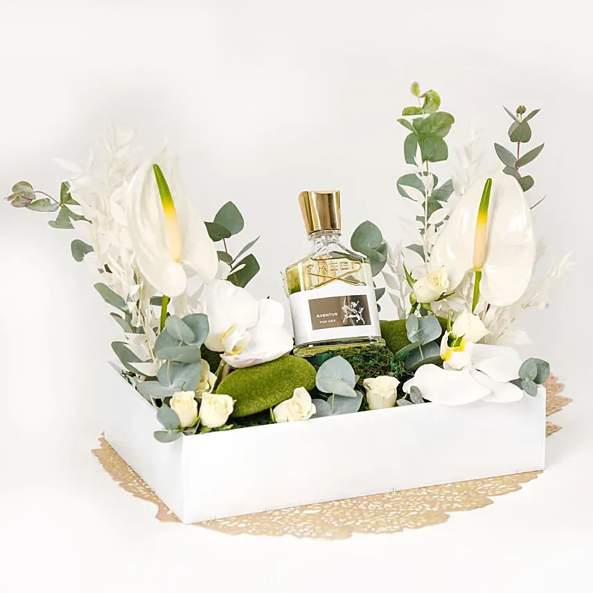 White Beauty with Creed Aventus Perfume For Her White Beauty with Creed Aventus Perfume For Her: Perfumes in UAE