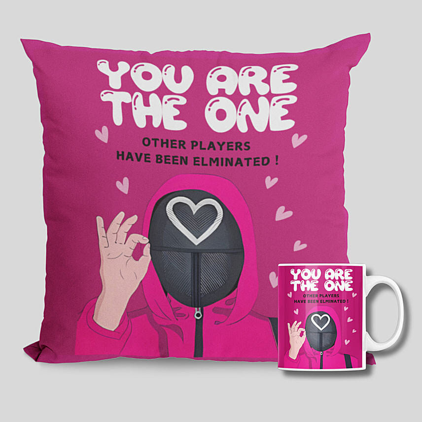 You Are The One Mug And Cushion You Are The One Mug And Cushion: Anniversary Cushions
