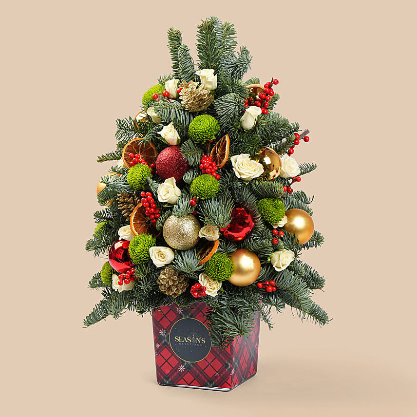 Jingle Bloom Christmas Tree: Christmas Flowers