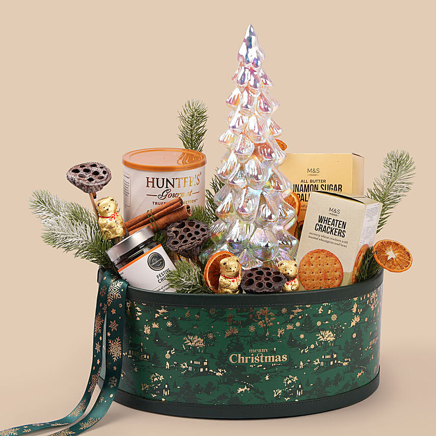 Emerald Glow Festive Hamper: Gifts for Christmas
