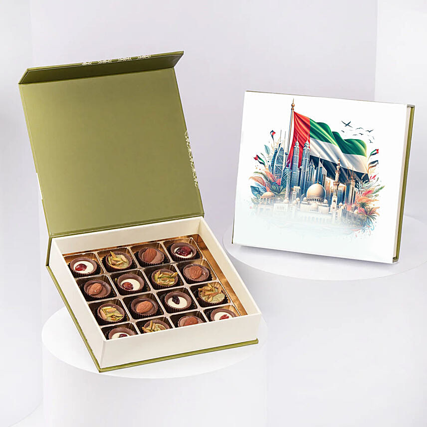 بوكس شوكولاتة العيد الوطني: National Day Chocolates