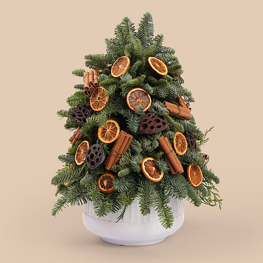 Classic Rustic Christmas Tabletop Tree: Christmas Trees