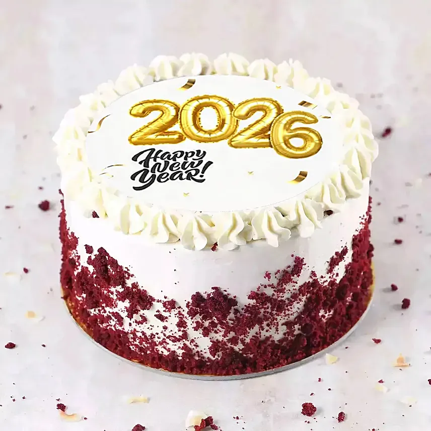 كيكة ريد فلفيت لذيذة للاحتفال بالسنة الجديدة 1 كجم: كيك ردفلفت