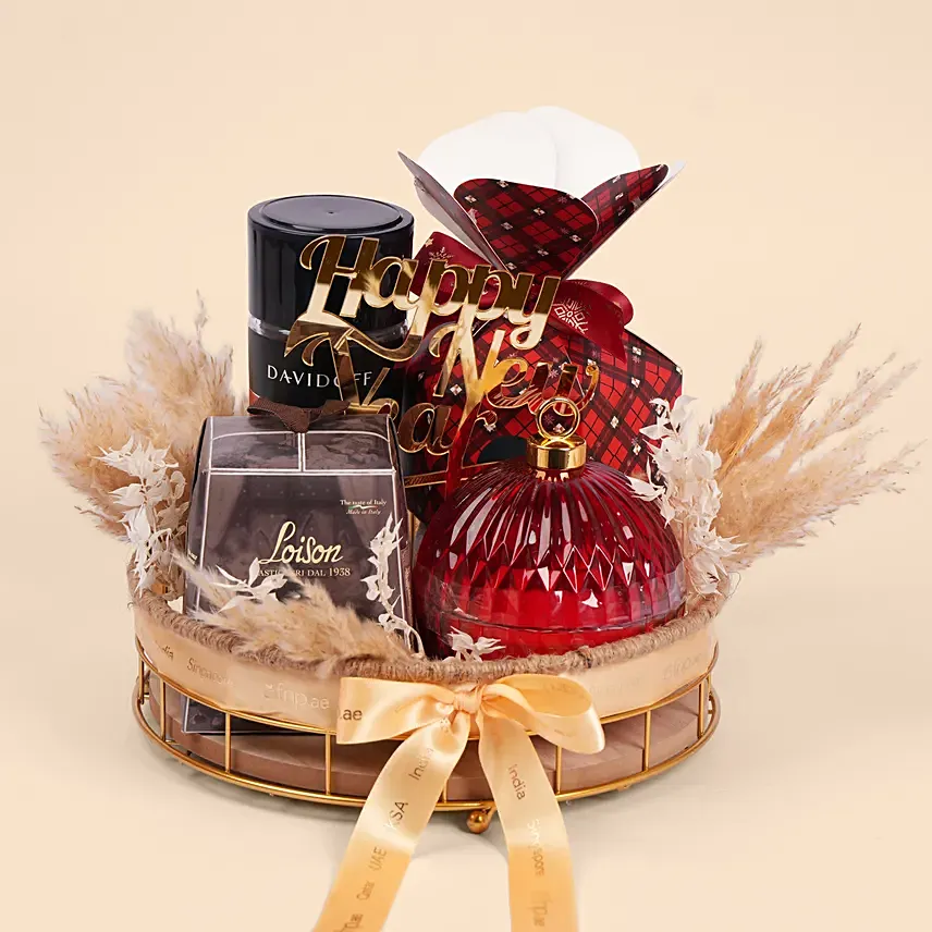 New Year Sparkle Gift Hamper: New Year Gifts