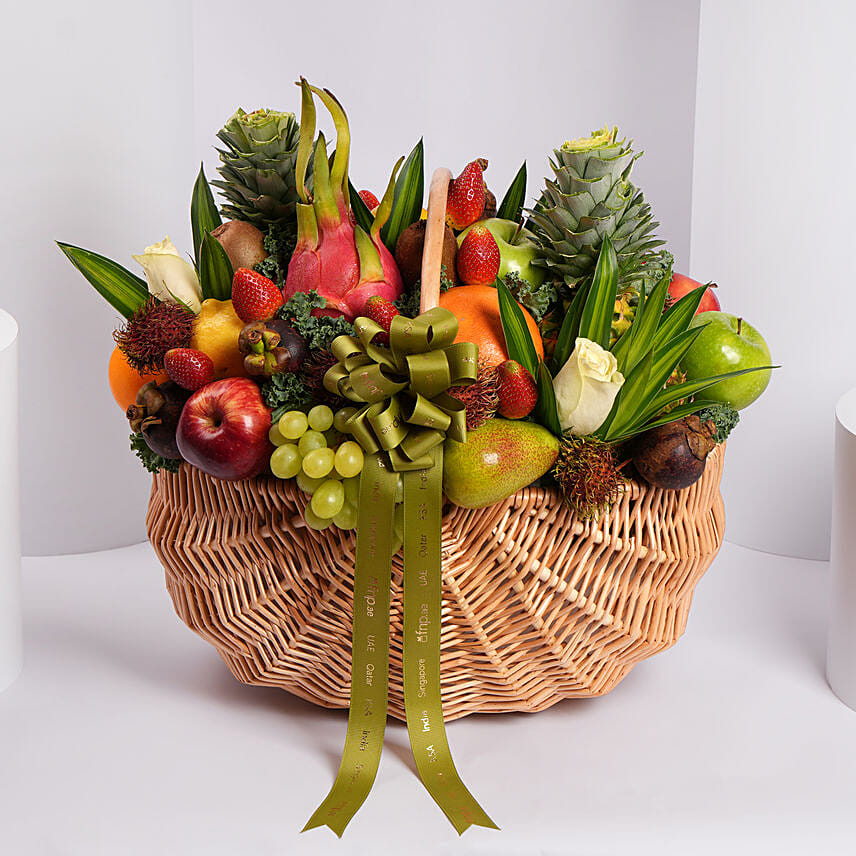 Exotic Fruits Basket Big: Fresh Fruit Basket 