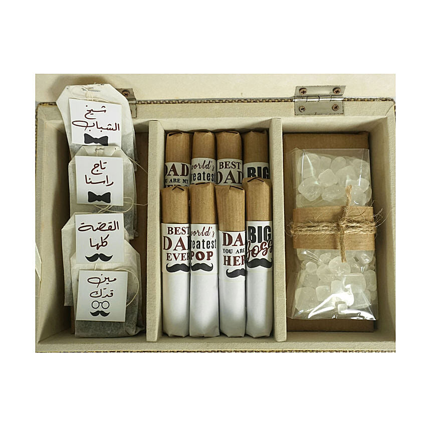 The Dad Box Chocolate And Tea Gift Set