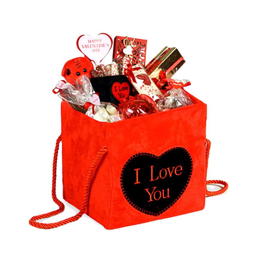 With All My Heart Chocolate Hamper Large