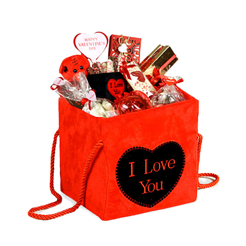 With All My Heart Chocolate Hamper Large