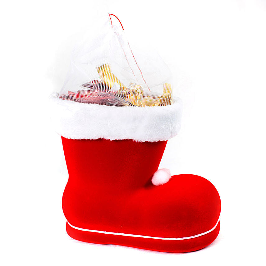 Sleigh My Name Chocolate Santa Boot