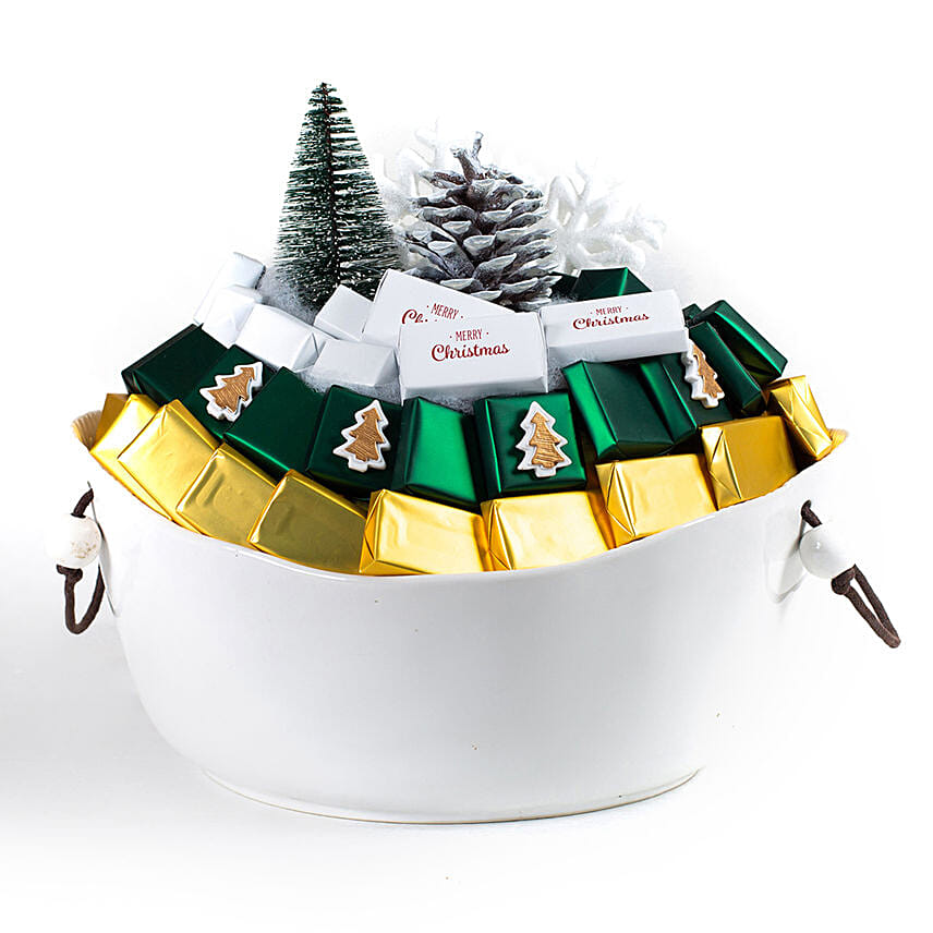 Winter Wonderland Chocolate Centerpiece