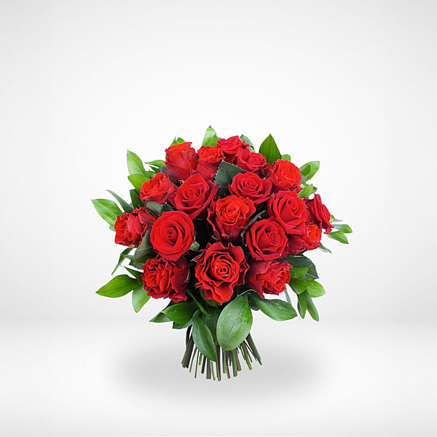 A Beautiful Bunch Of Red Roses