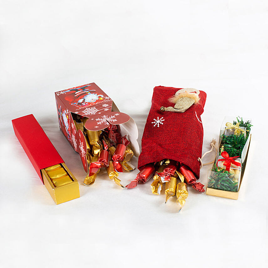 All Things Golden Christmas Chocolate Basket
