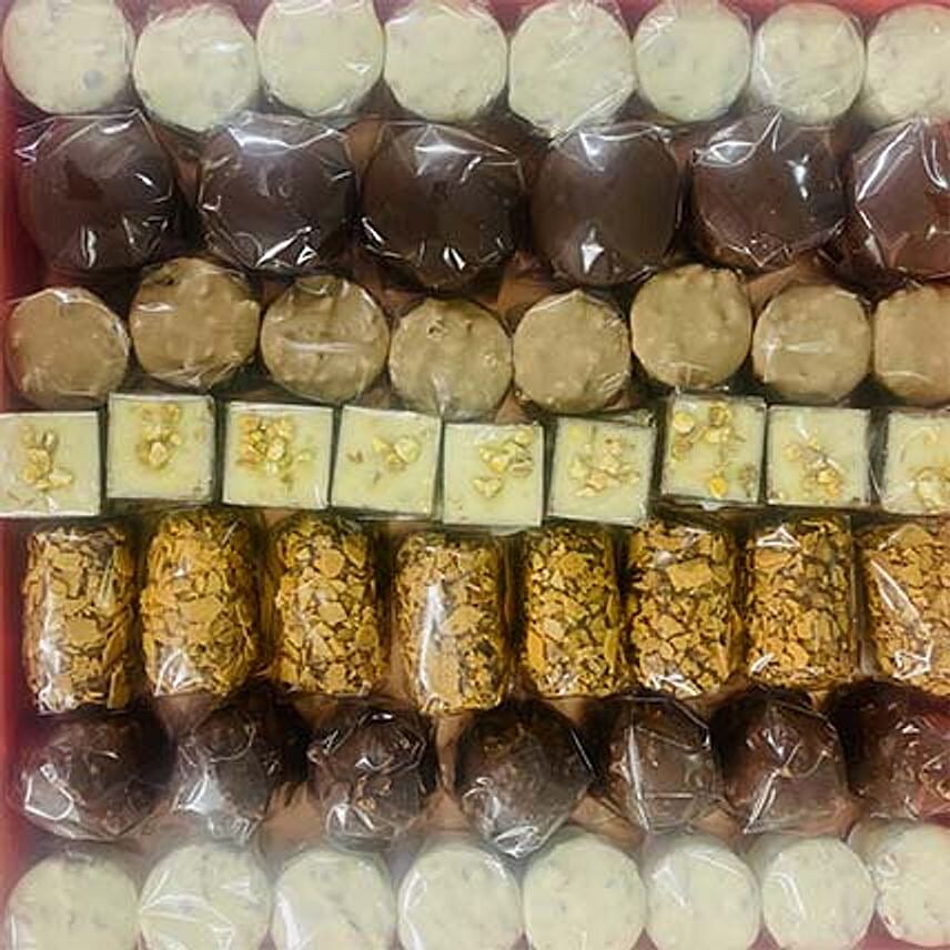 Blessed Box Assorted Chocolae And Sweets Pink Box