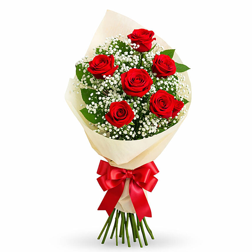 Mom Red Roses Bouquet