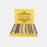 Ramadan Mubarak Assorted Chocolate And Sweets Yellow Gift Box