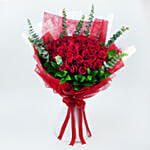 50 Red Roses Beauty