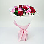 Pink And Red Roses Grand Bouquet