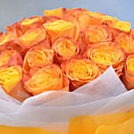 Majestic 50 Orange Roses