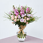 Pastels Floral Beauty In A Vase