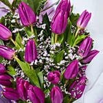 Purple Tulips Beauty Bouquet