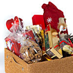 All Things Golden Christmas Chocolate Basket