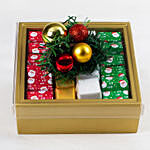 A Merry Little Christmas Chocolate Gift Box Gold