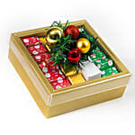 A Merry Little Christmas Chocolate Gift Box Gold