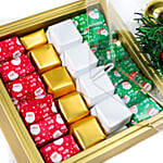 A Merry Little Christmas Chocolate Gift Box Gold