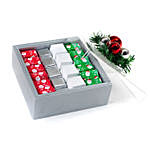 A Merry Little Christmas Chocolate Gift Box Silver