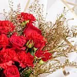 Carnations And Roses Blushes