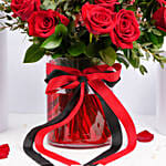 Passionate 18 Roses Arrangement