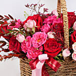 Gorgeous Roses Basket