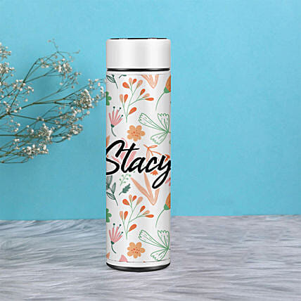 Custom Name Smart Pattern Bottle: Drinkware Gifts