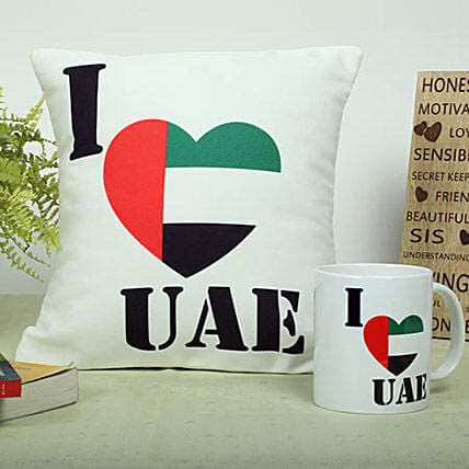 Love For Dubai Combo: Personalised Cushions