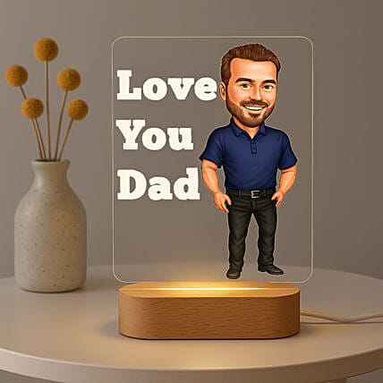 Love You Dad Led Lamp : Gifts for Him