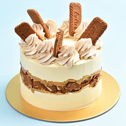 Delectable Lotus cake 8 Portion: Farewell Cakes