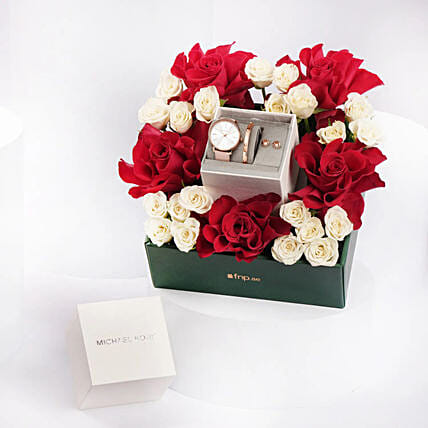 Michael Kors Watch And Jewlery Gift Tray For Her: Michael Kors Watches