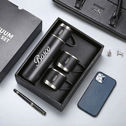 Vacuum Flask Set: Bhai Dooj Personalised Gifts