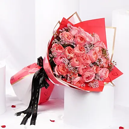24 Premium Garden Roses: Propose Day Gifts