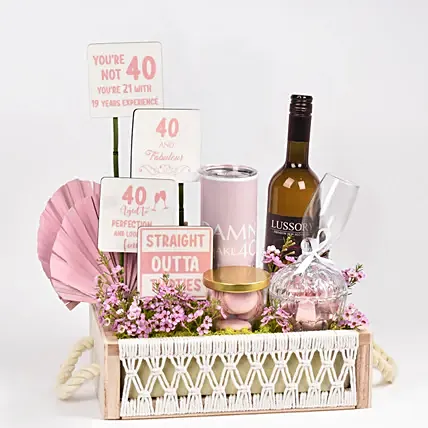 40th Birthday Hamper: Birthday Gift Hampers