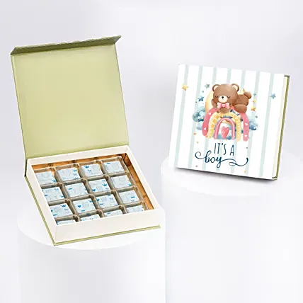 Baby Boy Congratulation Chocolate Box: New Born Baby Gifts