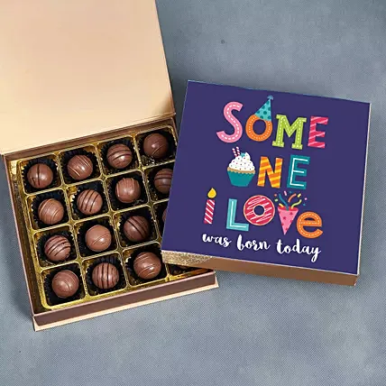 Birthday Wishes Chocolate Truffles: One Hour Chocolates Delivery
