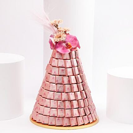 Blush Blossom Baby Girl Arrangement: New Born Gifts