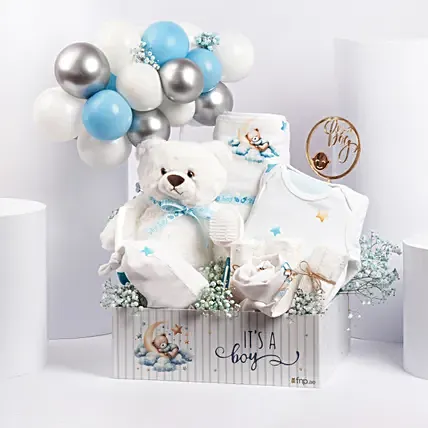 Bundle of Joy Baby Boy Gift Set: New Born Baby Gifts