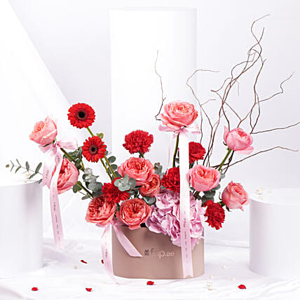 Candy of My Eye Flowers Box: Valentines Day Flower Arrangements
