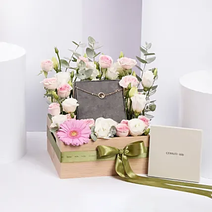 Cerruti 1881 Alessia Bracelet Gift Tray for Her: Diwali Gifts