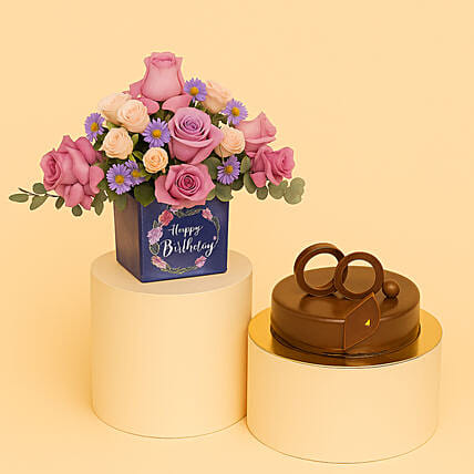 Choco Bloom Birthday Delight: 