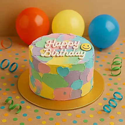 Colorful Birthday Cake: Same Day Delivery Gifts