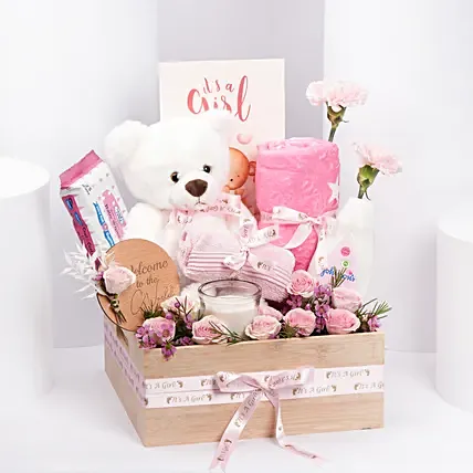 Congrats It's a Girl: New Born Gift Hampers